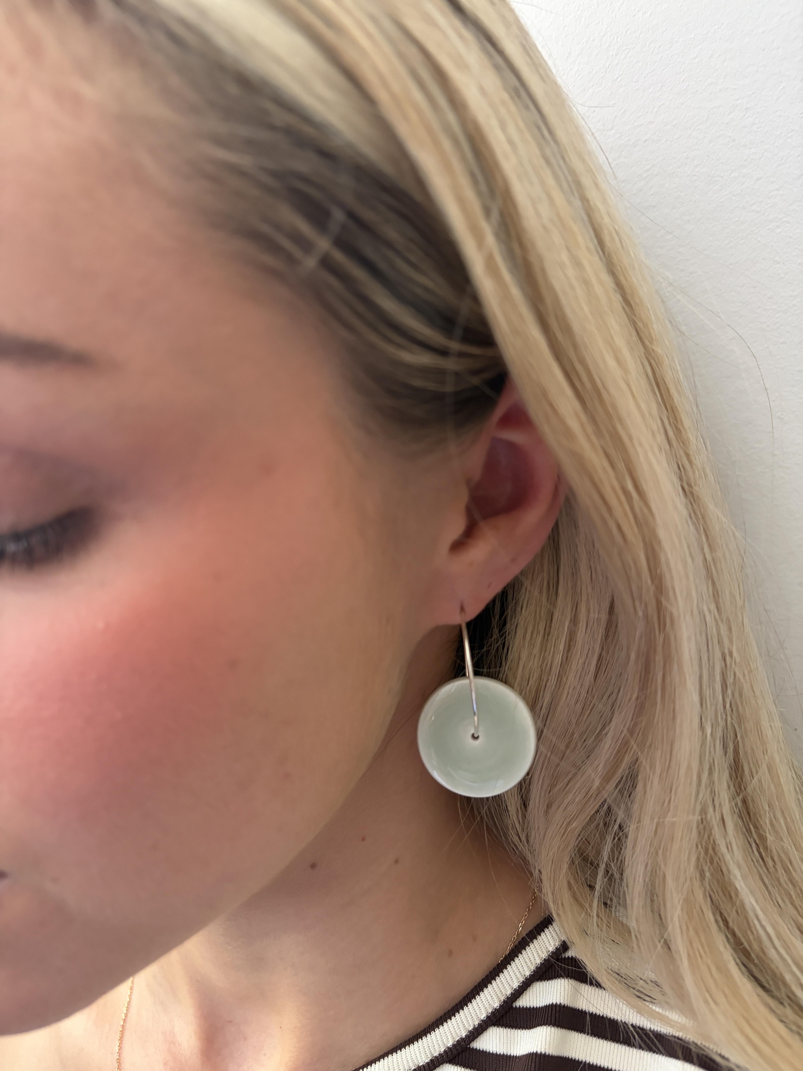 Seafoam Disc earrings (medium) 2026